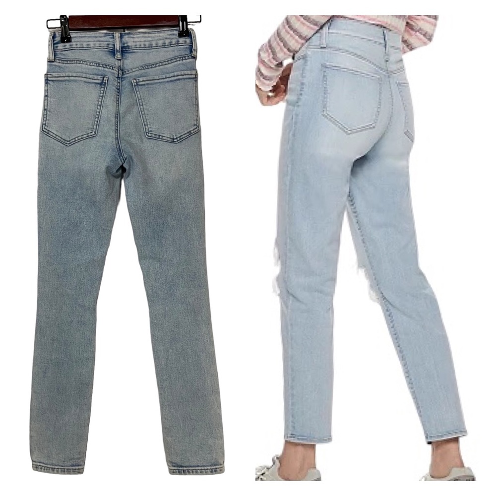 So Vintage Vibe High Rise Ankle Skinny Jeans Blue
